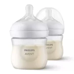 شیشه شیر نچرال ۱۲۵ میلی لیتر دوتایی شیشه شیر نچرال ۱۲۵ میلی لیتر دوتایی