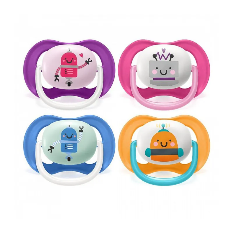 پستانک اونت ۶ تا ۱۸ ماه التراایر ربات صورتی پستانک اونت ۶ تا ۱۸ ماه التراایر ربات صورتی