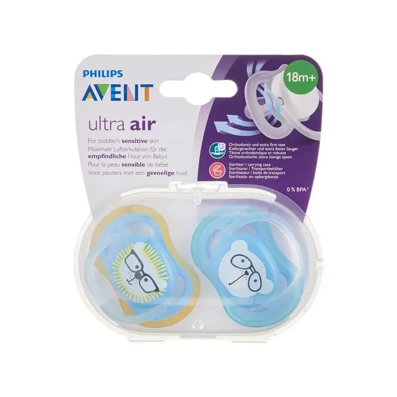 پستانک اونت مثبت ۱۸ ماه التراایر خرس عینکی