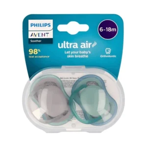 پستانک اونت ۶ تا ۱۸ ماه التراایر سبز طوسی