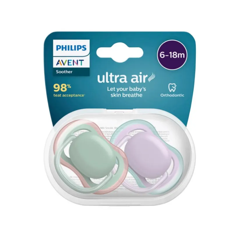 پستانک اونت ۶ تا ۱۸ ماه التراایر سبز یاسی