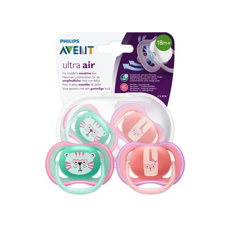 پستانک اونت مثبت ۱۸ ماه التراایر عینک قلبی