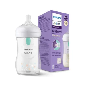 شیشه شیر 260 میل اونت سوپاپدار طرح خرس و ستارگان