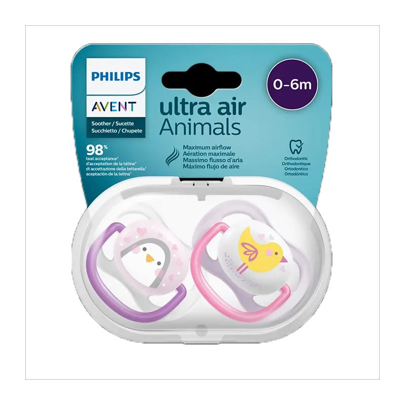 پستانک اونت 0 تا 6 ماه الترا ایر جوجه پنگوئن