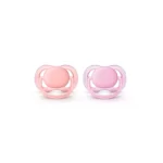 پستانک اونت 0 تا 6 ماه الترا ایر صورتی گلبهی