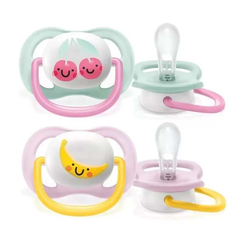 پستانک اونت 0 تا 6 ماه الترا ایر موز گیلاس