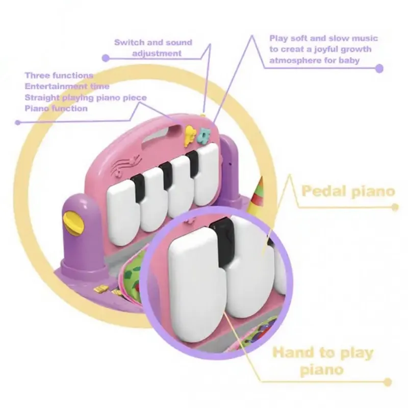 تشک بازی موزیکال هانگر مدل HE0604