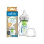 شيشه شير پیرکس 150 میل دكتر بروان دهانه عریض شيشه شير پیرکس 150 میل دكتر بروان دهانه عریض