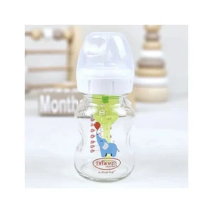 شیشه شیر پیرکس 150 میل دکتر بروان دهانه عریض