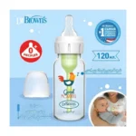 شيشه شير پیرکس 120 میل دكتر بروان طرح خروس شيشه شير پیرکس 120 میل دكتر بروان طرح خروس